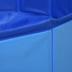 Piscina para perros plegable PVC azul 120x30 cm