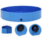Piscina para perros plegable PVC azul 120x30 cm