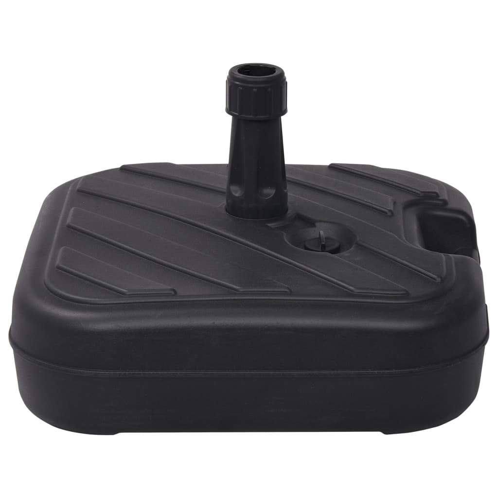 Base de sombrilla rellenable arena/agua ratán de plástico 20 L