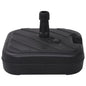 Base de guarda-sol de plástico rotim preenchível com areia/água 20 L