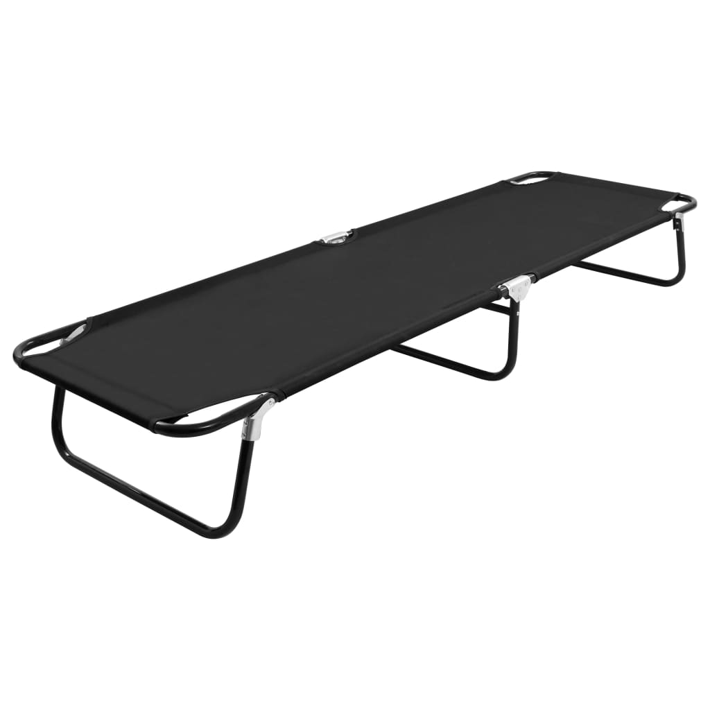 Tumbona plegable acero azul