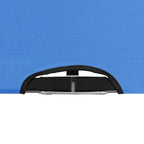 Tumbona doble plegable acero azul
