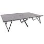 Tumbona doble plegable acero azul
