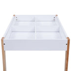Mesa y sillas infantiles 3 pzas con pizarra negro y blanco