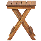 Soporte para plantas de madera maciza de acacia 30x30x38 cm