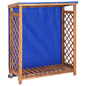 Solid acacia wood log shed 105x38x115 cm