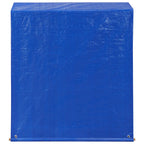 Caseta para leña madera maciza de acacia 105x38x115 cm