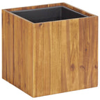 Arriate de madera de acacia 100x50x50 cm
