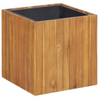 Arriate de madera de acacia 100x50x50 cm