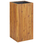Arriate de madera de acacia 100x50x50 cm