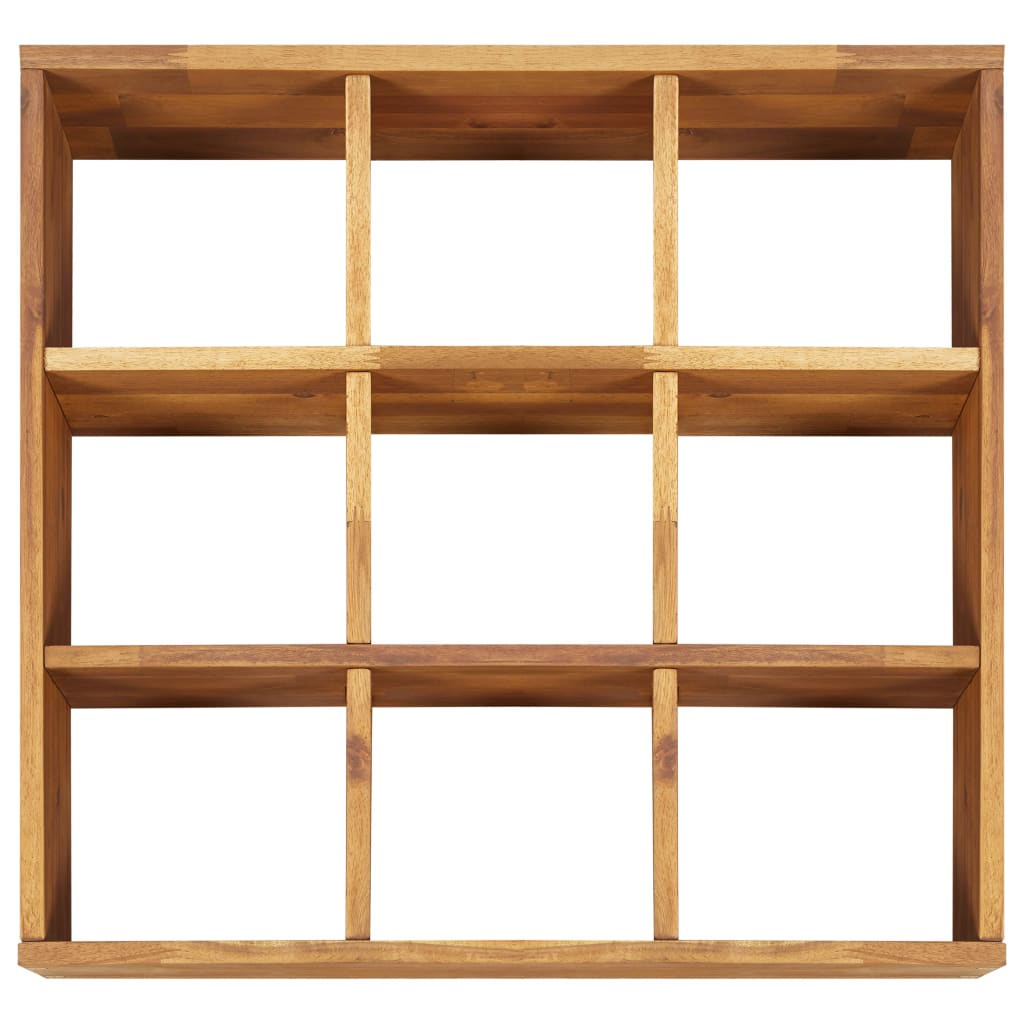 Arriate de especias madera maciza de acacia 60x60x15 cm