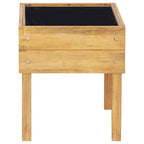 Jardinera elevada de madera maciza de acacia 50x40x45 cm