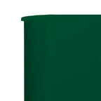 Paravientod de playa de 3 paneles tela verde 400x160 cm