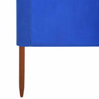 Paravientos de 9 paneles tela azul celeste 1200x120 cm