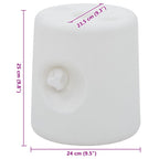 Pesos para cenador/carpa 4 unidades PE blanco