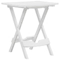 Mesa de jardín plegable blanco 45,5x38,5x50 cm