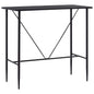 Mesa alta de cocina MDF blanco 120x60x110 cm