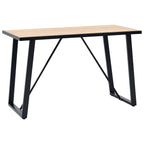 Mesa de comedor de aglomerado madera envejecida 180x90x76 cm