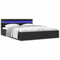 Cama canapé hidráulica almacenaje sin colchón taupe 100x200cm