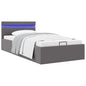 Cama canapé hidráulica almacenaje sin colchón taupe 180x200 cm