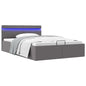 Cama canapé hidráulica almacenaje sin colchón taupe 100x200cm