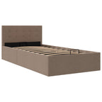 Cama canapé hidráulica almacenaje sin colchón taupe 100x200cm