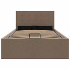 Cama canapé hidráulica almacenaje sin colchón taupe 100x200cm