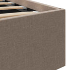 Cama canapé hidráulica almacenaje sin colchón taupe 100x200cm