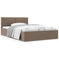 Cama canapé hidráulica almacenaje sin colchón taupe 100x200cm