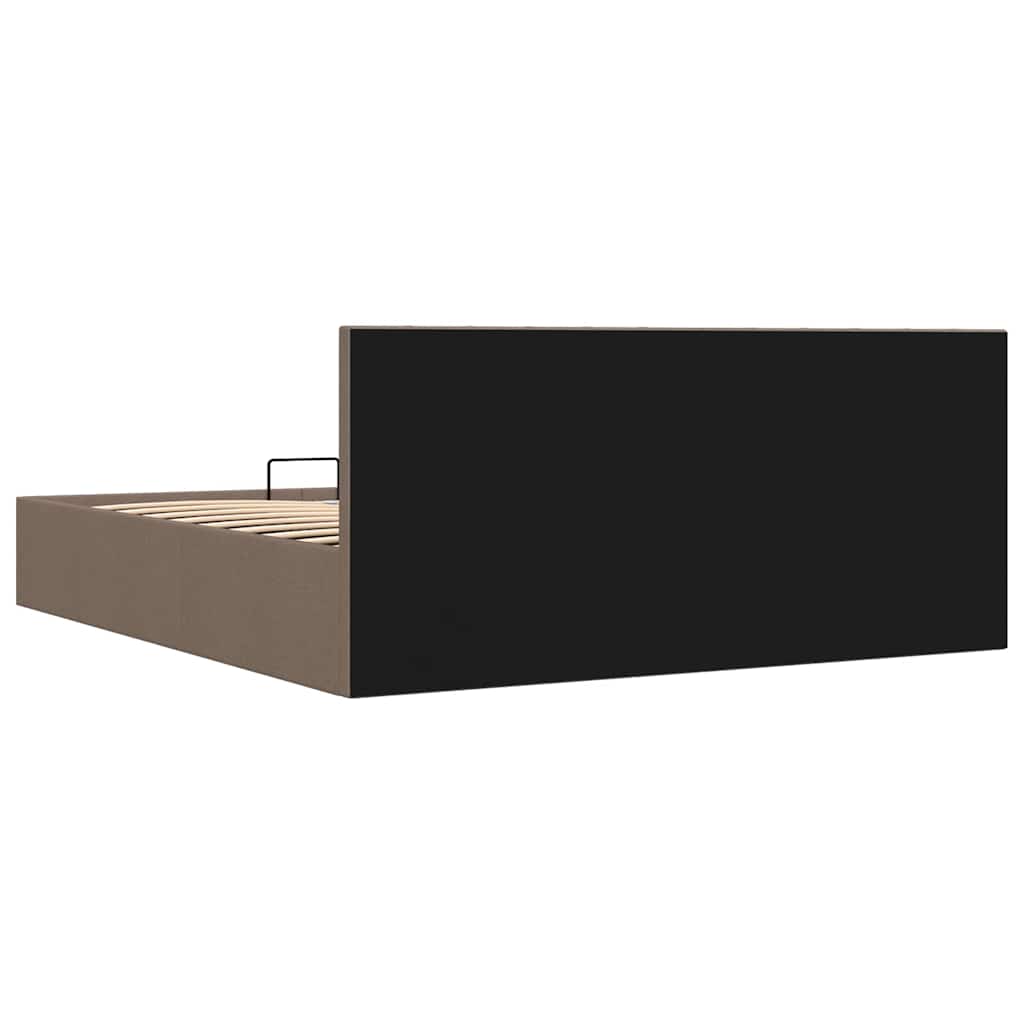 Cama canapé hidráulica almacenaje sin colchón taupe 180x200 cm