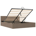 Cama canapé hidráulica almacenaje sin colchón taupe 180x200 cm