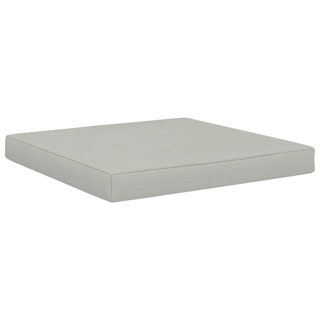 Cojín para muebles de palés tela beige 60x61,5x6 cm