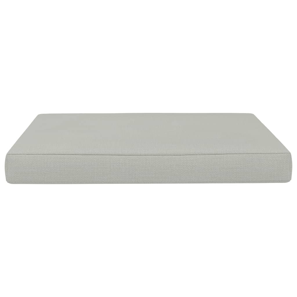 Cojín para muebles de palés tela beige 60x61,5x6 cm