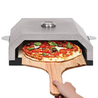 Horno de pizza con piedra de cerámica para barbacoa carbón gas