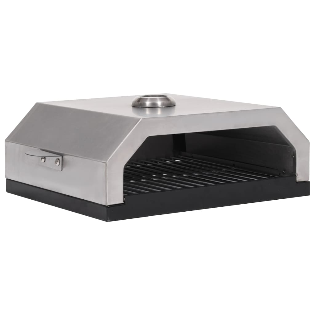 Horno de pizza con piedra de cerámica para barbacoa carbón gas