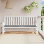 Cojín banco de jardín tela Oxford estampado hojas 100x50x3 cm