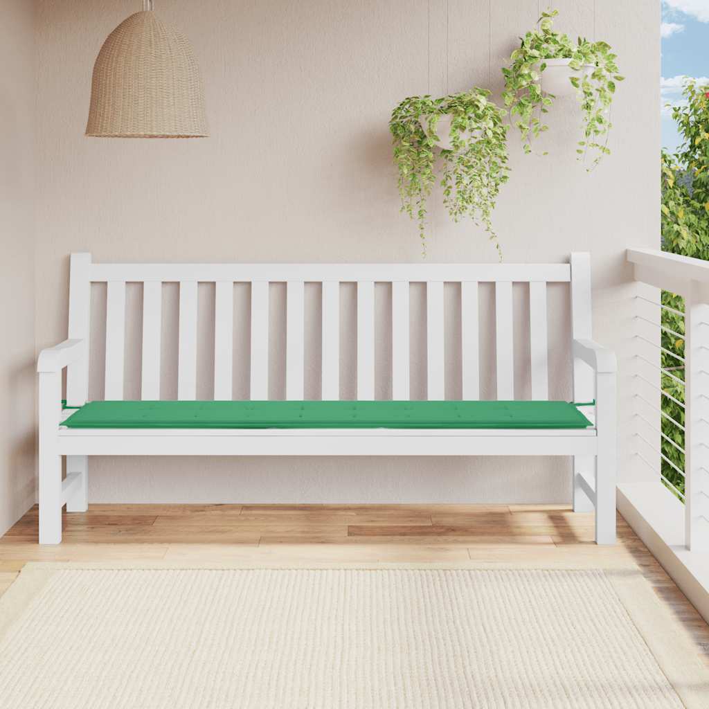 Cojín banco de jardín tela Oxford estampado hojas 100x50x3 cm
