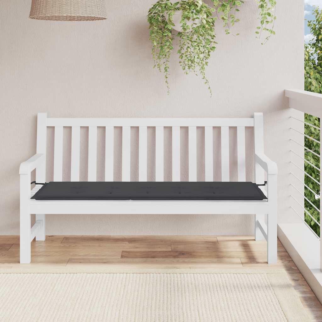 Cojín banco de jardín tela Oxford estampado hojas 150x50x7 cm