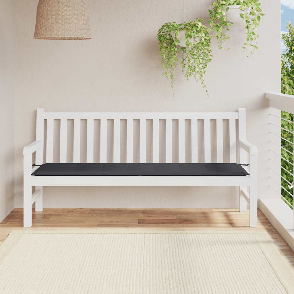 Cojín banco de jardín tela Oxford estampado hojas 100x50x3 cm