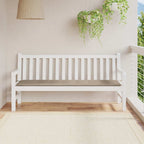 Cojín banco de jardín tela Oxford estampado hojas 100x50x3 cm