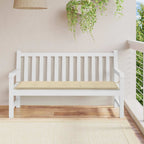 Cojín banco de jardín tela Oxford estampado hojas 100x50x3 cm