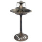 Green plastic bird bath 50x91 cm