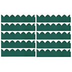 Garden Edging 10 units PP green 65x15 cm