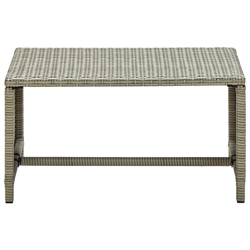 Set de muebles de jardín 4 pzas y cojines ratán sintético beige
