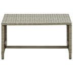 Set de muebles de jardín 4 pzas y cojines ratán sintético beige