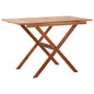 Solid acacia wood garden table 110x67x74 cm