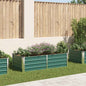 Jardinera elevada 160x80x77 cm acero galvanizado gris