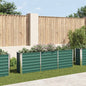 Arriate de acero galvanizado gris 400x80x45 cm
