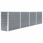 Jardinera elevada 160x80x77 cm acero galvanizado gris