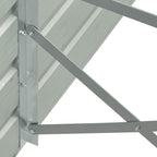 Arriate de jardín de acero galvanizado antracita 320x40x45 cm